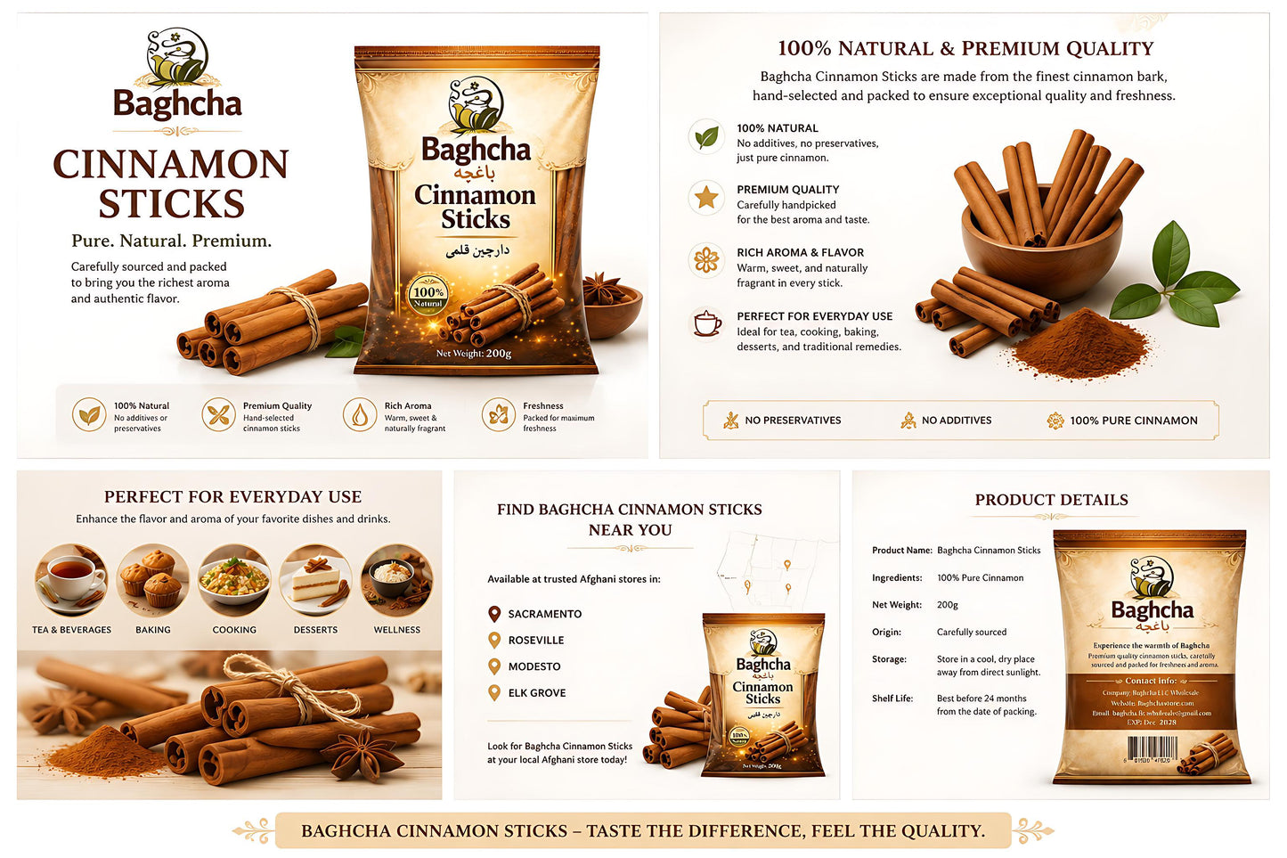 Baghcha Cinnamon Sticks